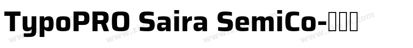 TypoPRO Saira SemiCo字体转换